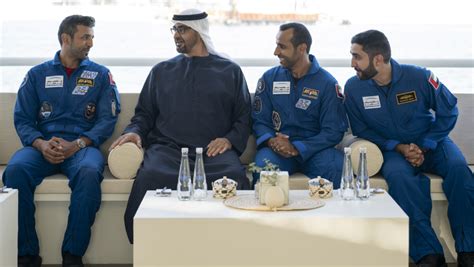 Mohamed Bin Zayed Receives Astronaut Sultan Al Neyadi Uae Mission 2 Team