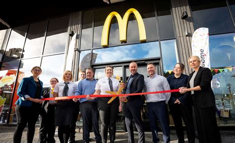 New Mcdonald’s Restaurant With Drive Thru In Rougham Near Bury St Edmunds Has Opened To Customers