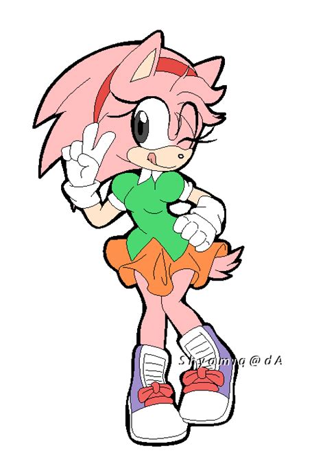 Comm Classic Amy Rose By Shyamiq On Deviantart