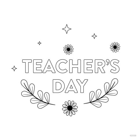 Happy Teachers Day Outline