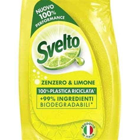 Svelto Detersivo Per Piatti E Stoviglie Ml Zenzero E Limone