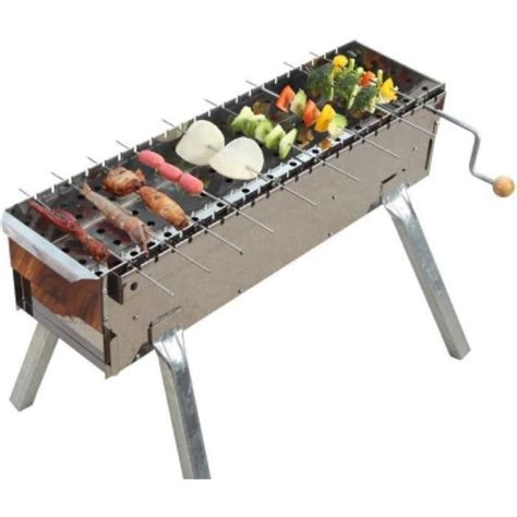 Rosg Barbecue Charbon De Bois Barbecue Portable Barbecue Pliant En