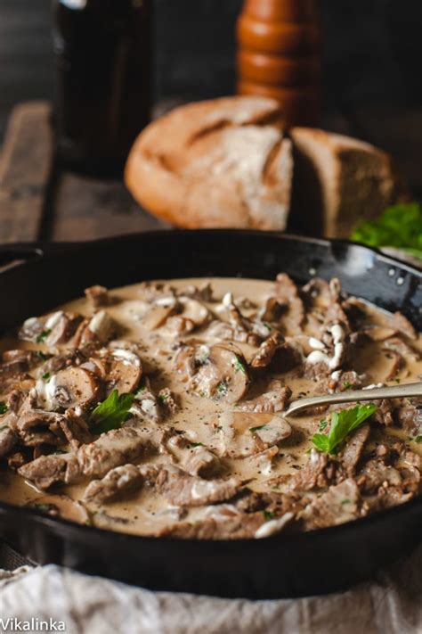 Traditional Russian Beef Stroganoff Recipe Paprika Mccoy Themarly