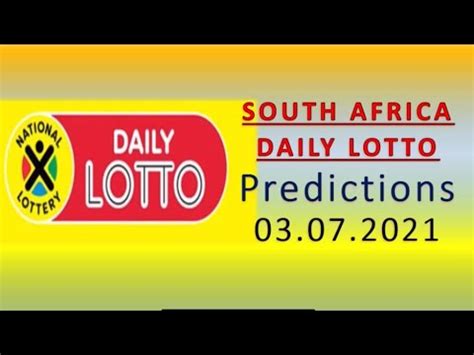 South Africa Daily Lotto Predictions For Today Boom