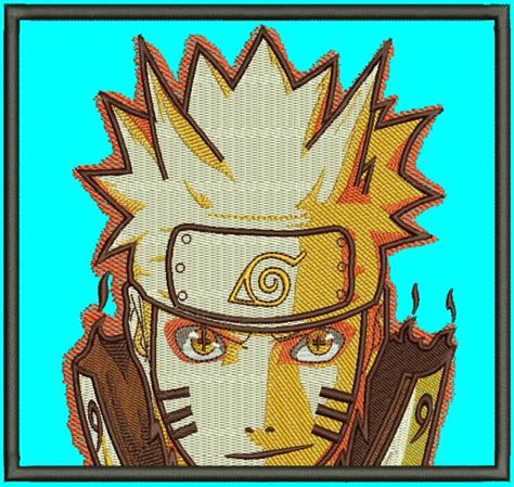 Anime Inspired Naruto Embroidery Design Etsy