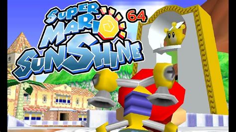 Super Mario Sunshine 64 Delfino Plaza In Mario 64 Preview Youtube