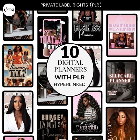 10 Digital Planners Bundles With PLR Start Your Store Bundle Plr