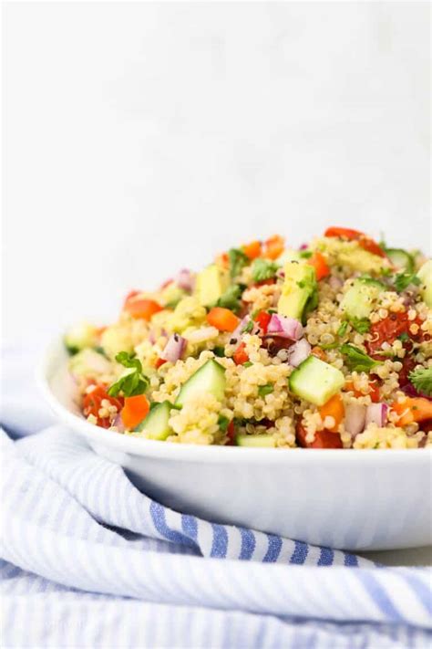 Easy Cold Quinoa Vegetable Salad Beyond Frosting