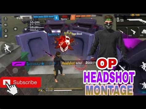 BEST HEADSHOT MONTAGE OP KILLING HIGHLIGHTS FREE FIRE BATTLEGROUND