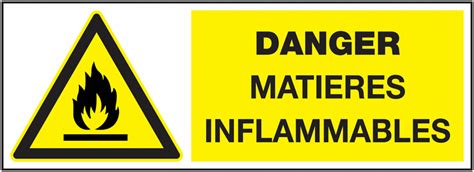 Panneau Ecopicto Danger Mati Res Inflammables Signals