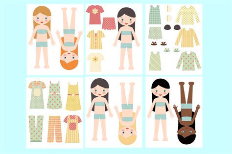 Free Printable Cut Out Paper Dolls