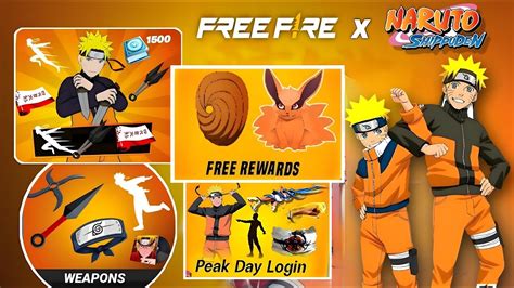 Free Fire X Naruto Event Confirm Free Fire X Naruto Collab Free