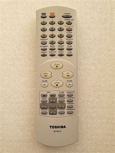 Toshiba Se R0141 Dvd Player Remote Control Sd 5970 Sd 5970su Ebay