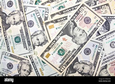 Dollar Bills for background Stock Photo - Alamy