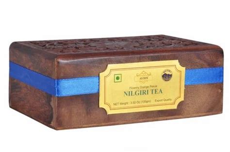 Avihs Vegetarian Nilgiri Tea 100 G Wooden Box At Rs 330piece In Bengaluru Id 20872811888