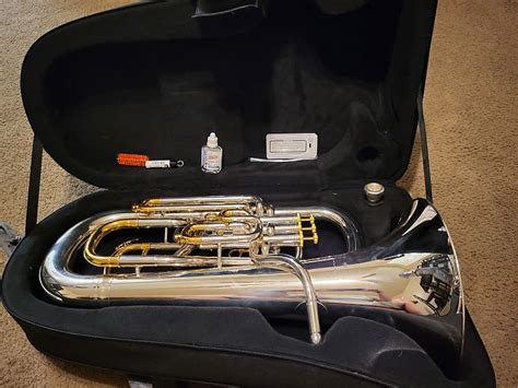 Schiller Elite Iv Compensating Euphonium 2019 Silver With Reverb