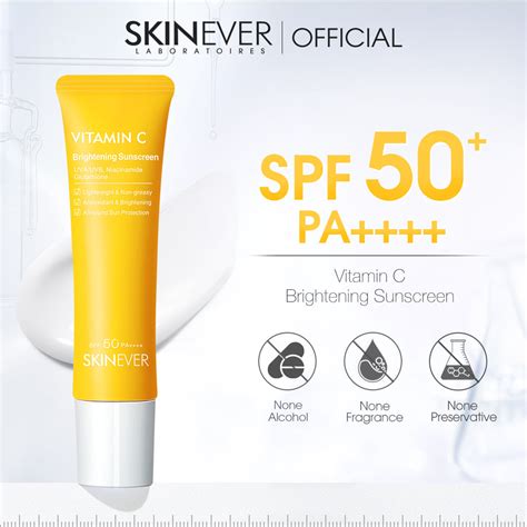 Vitamin C Brightening Sunscreen – SKINEVER