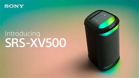 Introducing The Sony SRS XV500 X Series Wireless Party Speaker YouTube