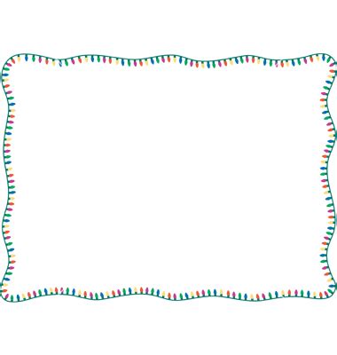 Christmas Lights Border Vector at Vectorified.com | Collection of ...