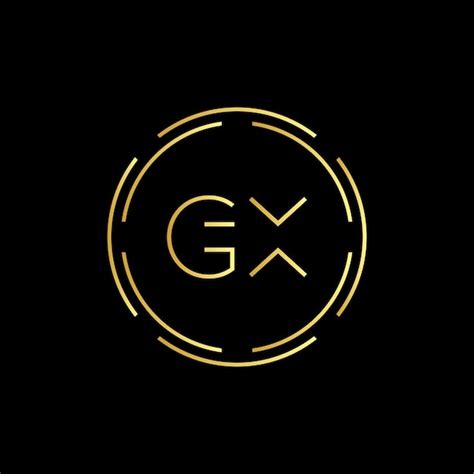 Premium Vector Initial Letter Gx Creative Logo Design Vector Template