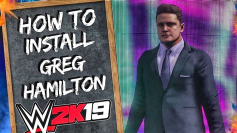 How To Install Greg Hamilton Audio Model Into Wwe K Wwe K Pc