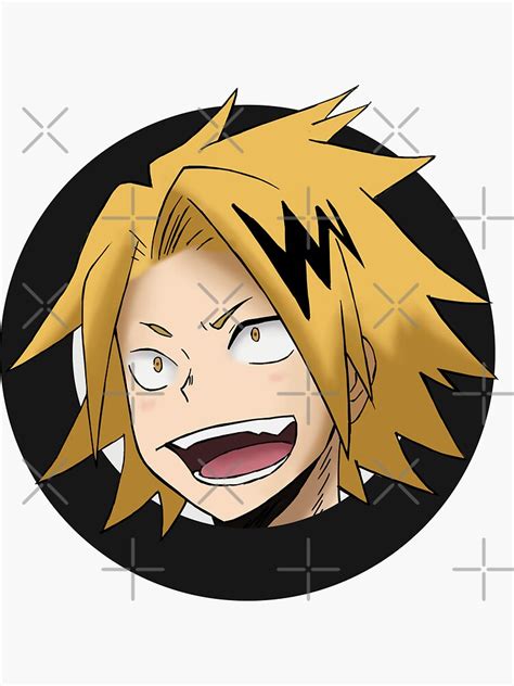 Kaminari Denki Sticker For Sale By Sarahwyt Redbubble