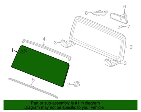 2018 2021 Jeep Windshield Glass 68433234ab