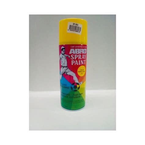 Abro Spray Paint Yellow Ml Malibu Marketing Ltd