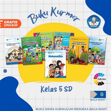 Jual Buku Siswa Paket Kurikulum Merdeka Kelas 5 Sd Kemendikbud K 21 Shopee Indonesia