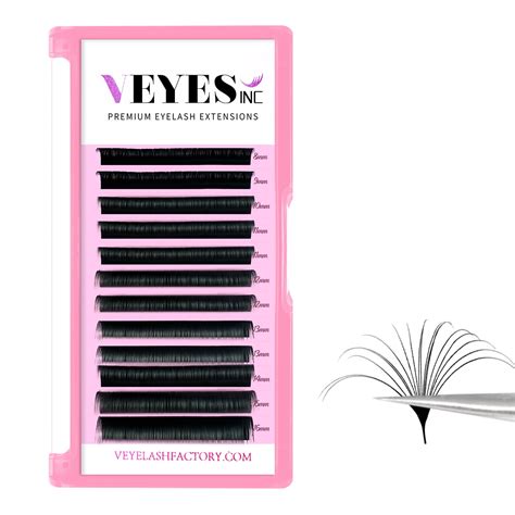 Veyes Inc Mm D Curl Easy Fanning Eyelash Extensions Veyelash