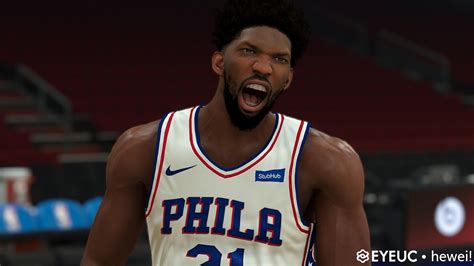 Joel Embiid Cyberface And Body Model By Hewei FOR 2K21