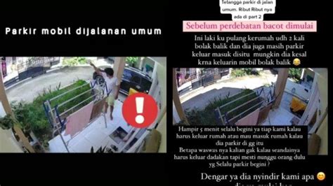 Viral Tetangga Cekcok Gegara Parkir Mobil Di Jalan Umum Halangi Akses