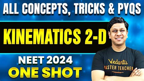 Kinematics D In One Shot All Concepts Tricks And Pyqs Neet