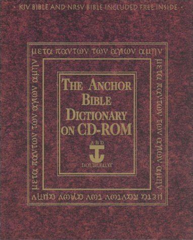 Anchor Bible Dictionary By David Noel Freedman Goodreads