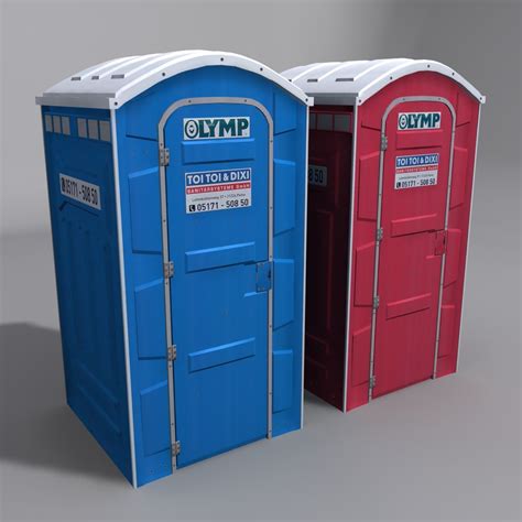 Public Toilet 3d Model