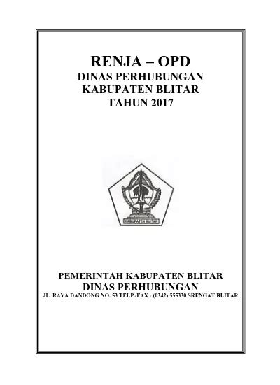 Evaluasi Pelaksanaan Renja Skpd Tahun Lalu