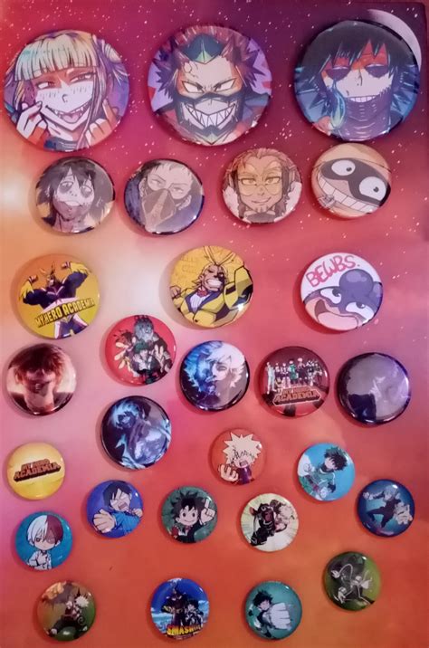 My Collection Of Mha Pins Rbokunoheroacademia