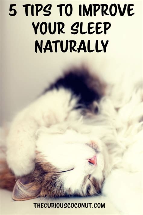 5 Ways To Improve Your Sleep Naturally — The Curious Coconut