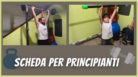 Scheda Principianti Palestra Allenamento Full Body Youtube