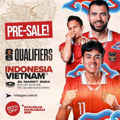 Daftar Harga Dan Cara Beli Tiket Indonesia Vs Vietnam Cek