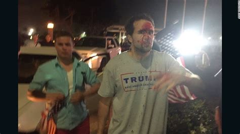 Violent Protests Erupt At Trump Rally Cnn Video