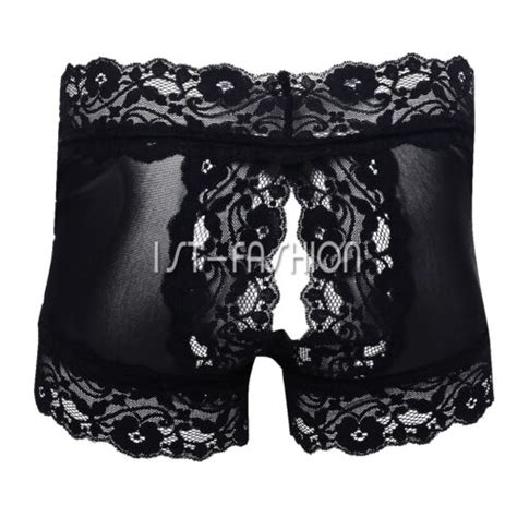 Sexy Herren Slip Dessous Männer Unterwäsche Schwarz Lingerie Unterhose Hipster eBay