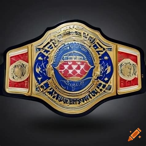 United States Wrestling Championship Belt On Craiyon