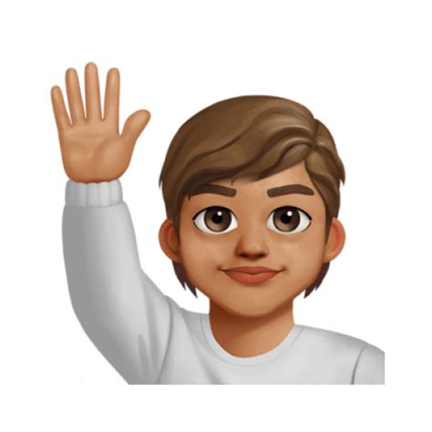 🙋🏽 Emoji Levantando A Mão Pele Bronzeada Emojis Para Copiar