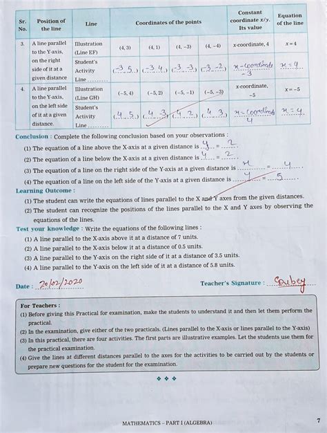 10th Mathematics Practical Book Answer Std 10th Math Practic