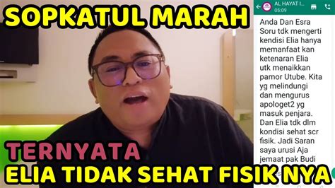 Sopkatul Marah Liat Pdt Esra Soru Serang Elia Sebut Fisik Elia Emang