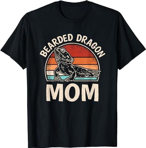 Retro Bearded Dragon Mom Funny Reptile Lizard Women T Shirt Walmart