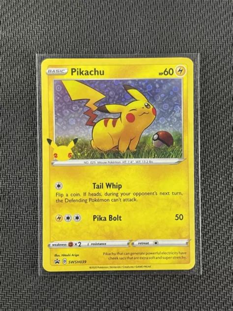 POKEMON CARD PIKACHU 25th Anniversary General Mills Promo 2021 Rare