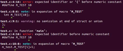 C C Compilation Error Error Expected Expression Before