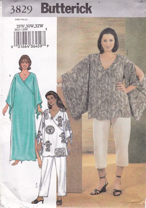 Butterick Pattern 3829 UNCUT Sewing Pattern For Plus Size Etsy Plus